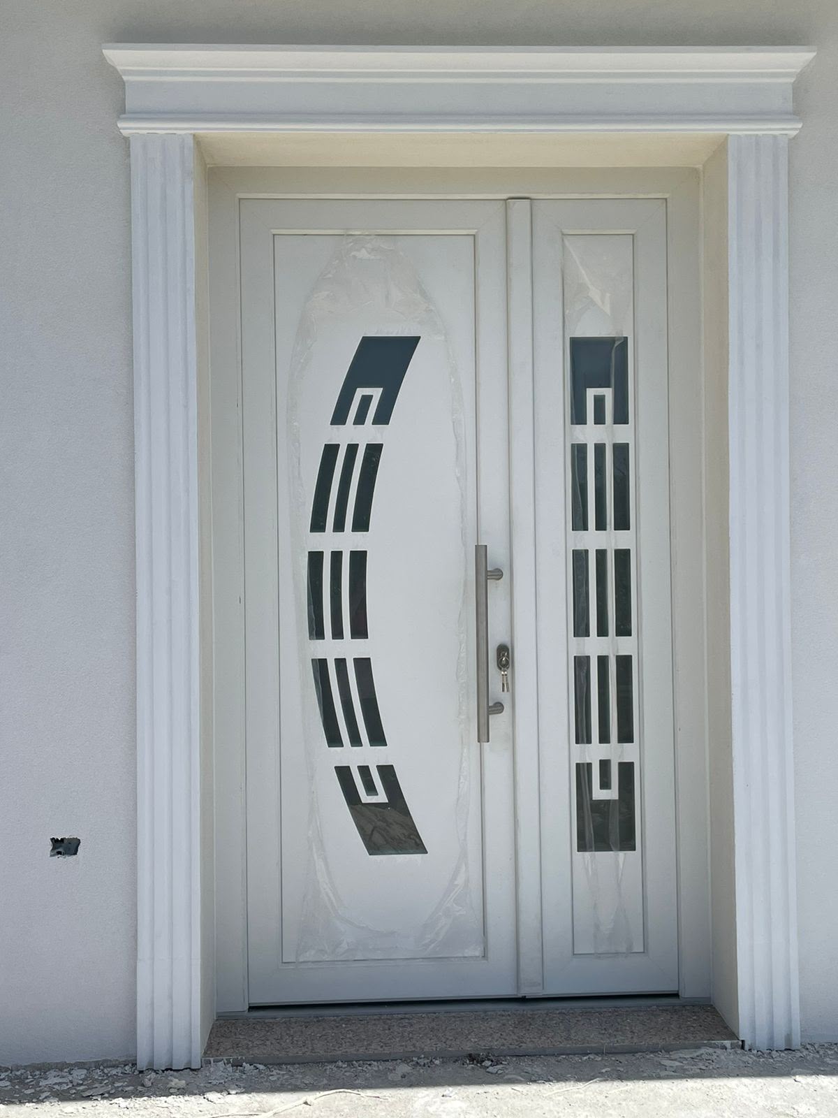 Derë hyrëse PVC dekorative